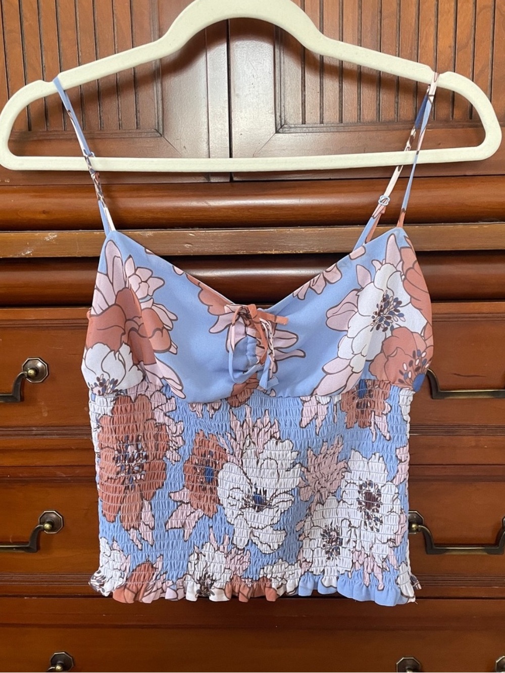 Aritzia Wilfred Floral Tank